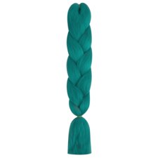 Synthetic Colored Hair for Braids INFINITY Green 60cm